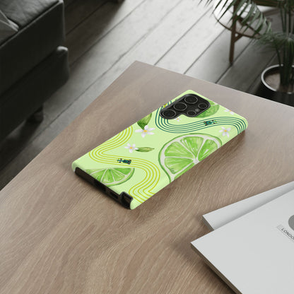 Green F1 Aston Martin and Lime Phone Case, Trendy F1 Gift, Formula 1 Gift, Cute Fruit F1 Phone Case, Unique Phone Case