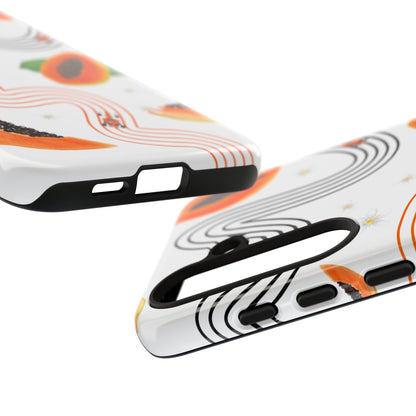 F1 McLaren and Papaya Phone Case , Trendy F1 Gift, Formula 1 Gift, Cute Fruit F1 Phone Case, Unique Phone Case