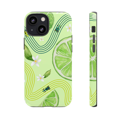 Green F1 Aston Martin and Lime Phone Case, Trendy F1 Gift, Formula 1 Gift, Cute Fruit F1 Phone Case, Unique Phone Case