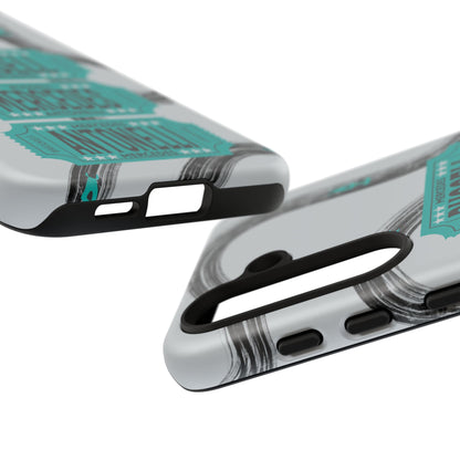 Mercedes F1 Phone Case Painted Ticket Stubs, Trendy F1 Gift, Formula 1 Gift, Cute F1 Phone Case