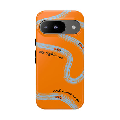 F1 Phone Case McLaren Painted "its lights out and away we go", Trendy F1 Gift, Formula 1 Gift, Cute F1 Phone Case, Phone Case