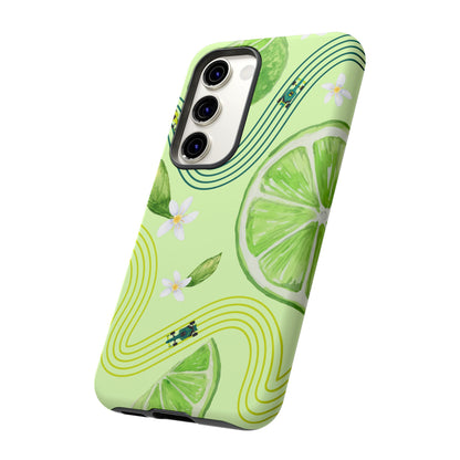 Green F1 Aston Martin and Lime Phone Case, Trendy F1 Gift, Formula 1 Gift, Cute Fruit F1 Phone Case, Unique Phone Case