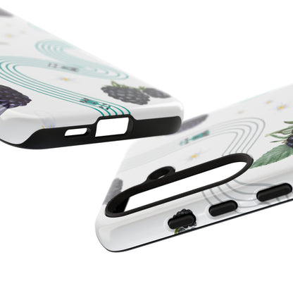 F1 Mercedes and Blackberries Phone Case , Trendy F1 Gift, Formula 1 Gift, Cute Fruit F1 Phone Case, Unique Phone Case