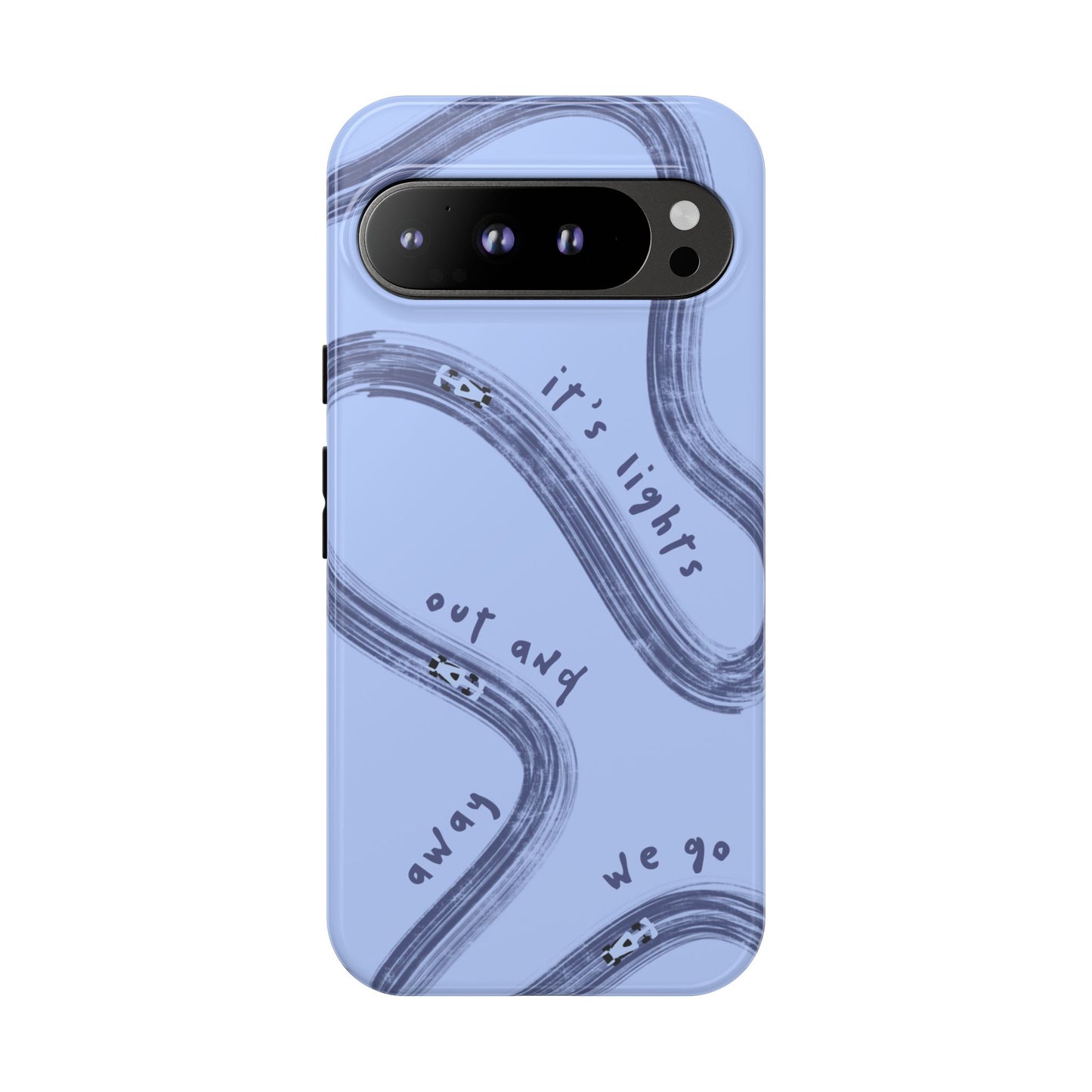 Blue Lights Out F1 Phone Case Design, Trendy F1 Gift, Formula 1 Gift, Cute F1 Phone Case, Unique Formula One Phone Case