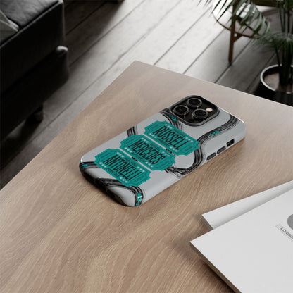 Mercedes F1 Phone Case Painted Ticket Stubs, Trendy F1 Gift, Formula 1 Gift, Cute F1 Phone Case
