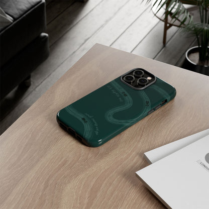 F1 Phone Case Monochrome Green Painted "its lights out and away we go", Trendy F1 Gift, Formula 1 Gift, Cute F1 Phone Case, Phone Case