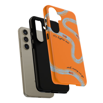 F1 Phone Case McLaren Painted "its lights out and away we go", Trendy F1 Gift, Formula 1 Gift, Cute F1 Phone Case, Phone Case