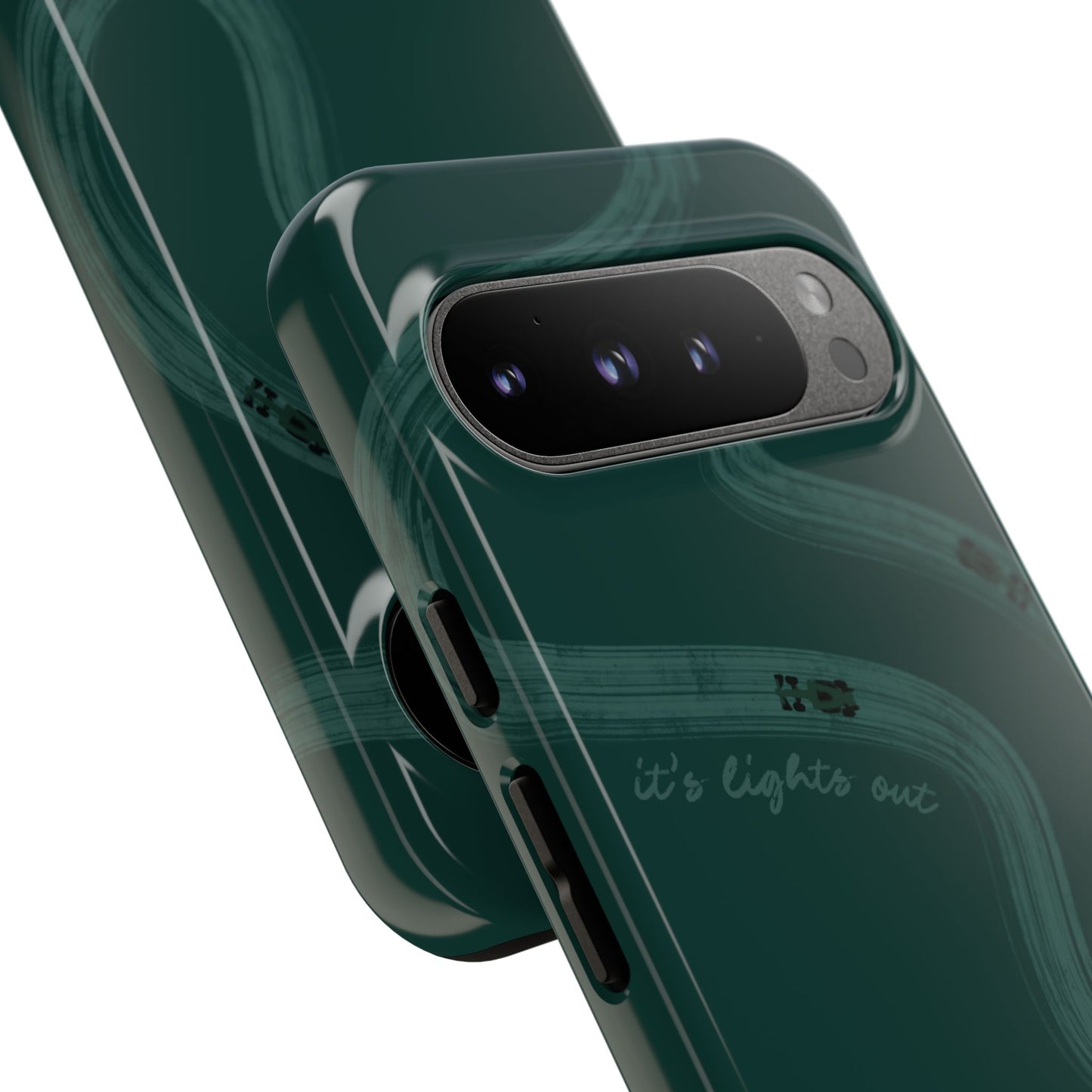 F1 Phone Case Monochrome Green Painted "its lights out and away we go", Trendy F1 Gift, Formula 1 Gift, Cute F1 Phone Case, Phone Case