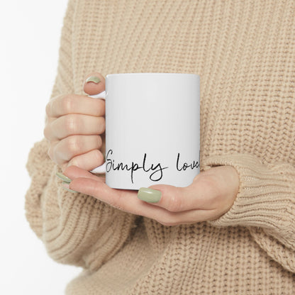 F1 Simply Lovely Mug with Track, Formula One Mug, Inspirational Ceramic Mug for Coffee Lovers
