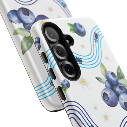 F1 Williams and Blueberries Phone Case, Trendy F1 Gift, Formula 1 Gift, Cute Fruit F1 Phone Case, Unique Phone Case