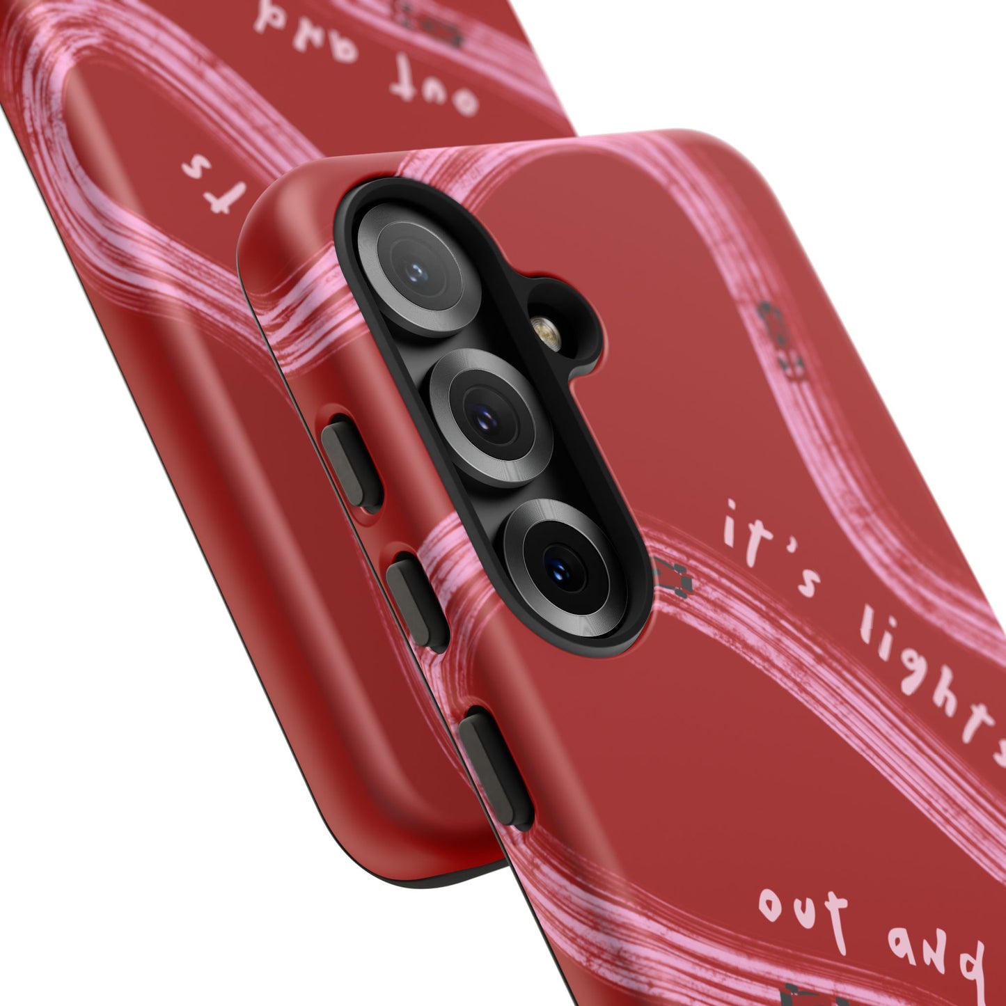 Red and Pink Lights Out F1 Phone Case Design, Trendy F1 Gift, Formula 1 Gift, Cute F1 Phone Case, Unique Formula One Phone Case
