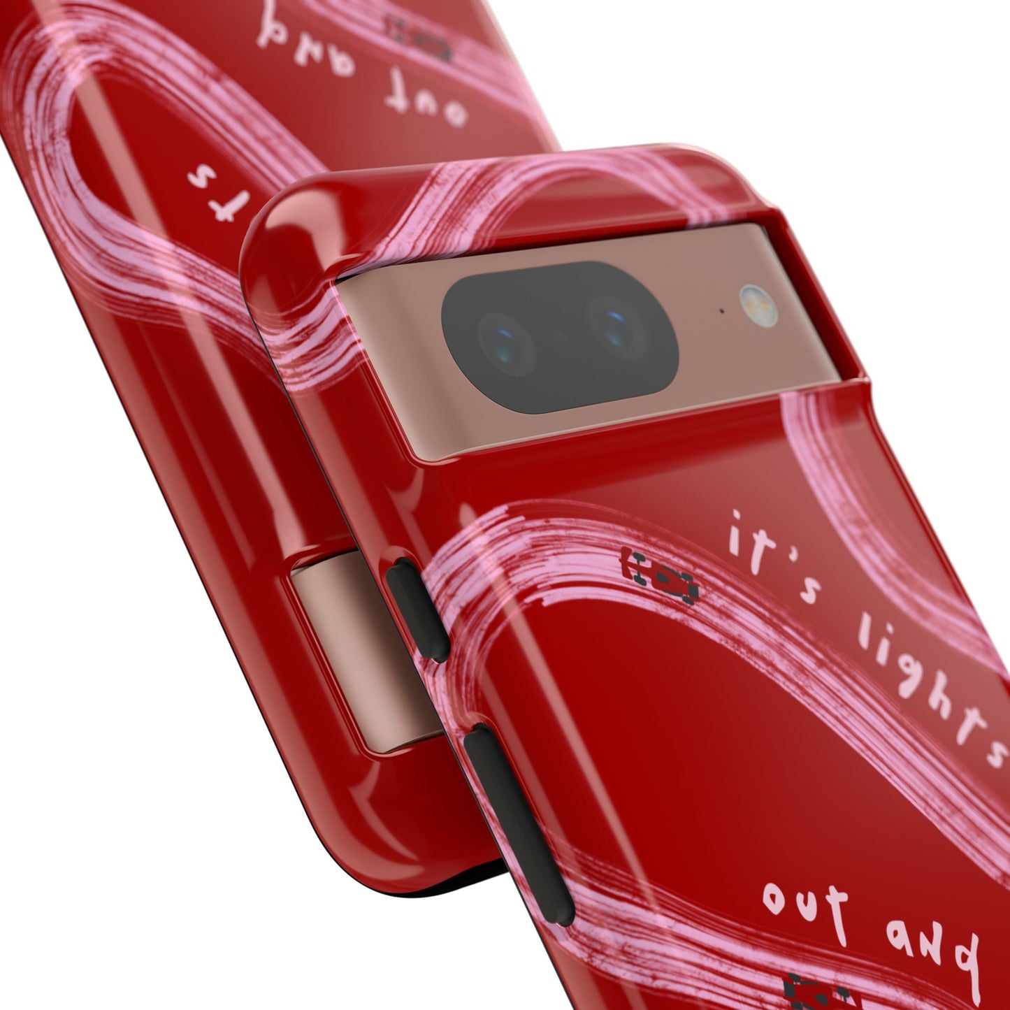 Red and Pink Lights Out F1 Phone Case Design, Trendy F1 Gift, Formula 1 Gift, Cute F1 Phone Case, Unique Formula One Phone Case