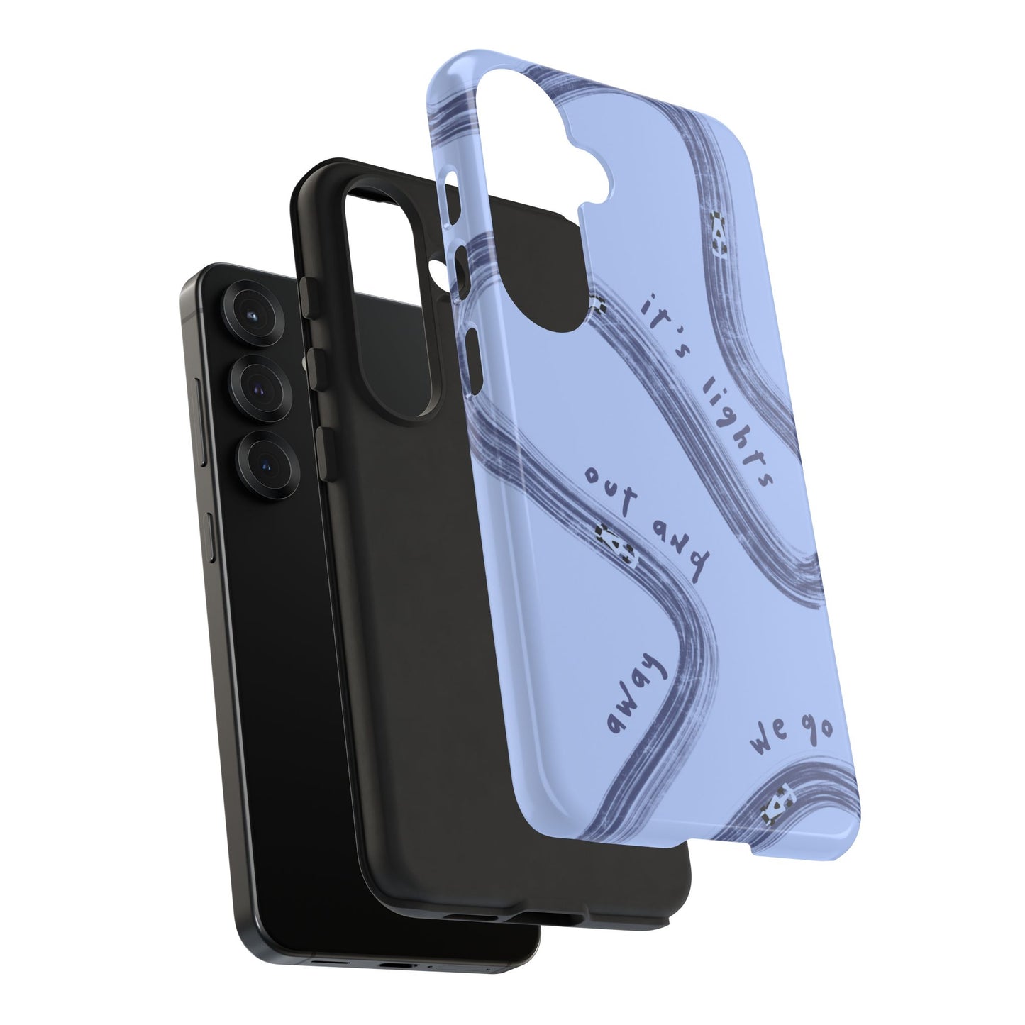 Blue Lights Out F1 Phone Case Design, Trendy F1 Gift, Formula 1 Gift, Cute F1 Phone Case, Unique Formula One Phone Case