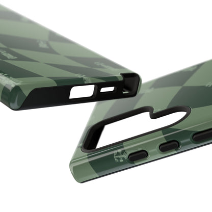 F1 Phone Case Green Checkerboard Design, Trendy F1 Gift, Formula 1 Gift, Cute F1 Phone Case, Unique Formula One Phone Case