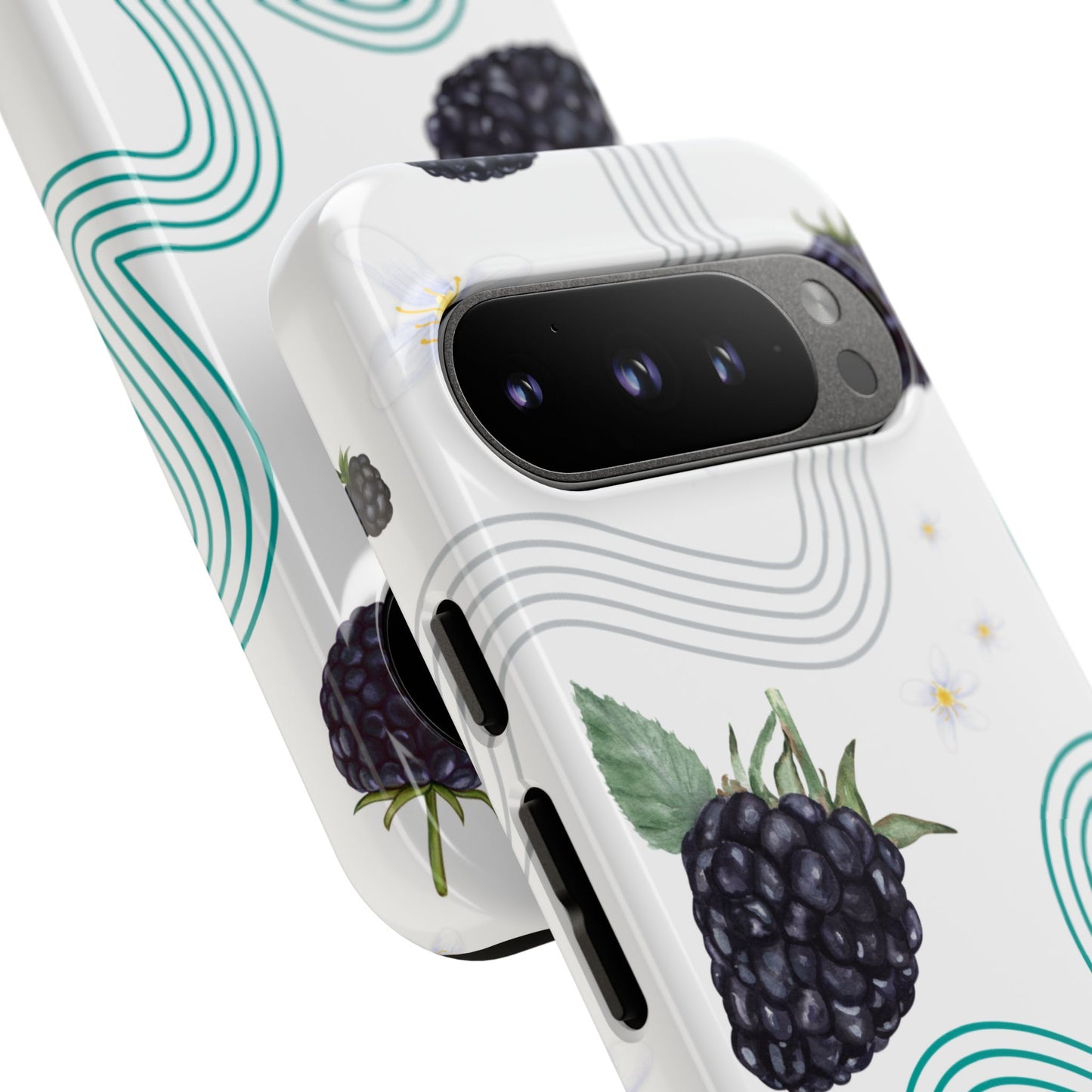 F1 Mercedes and Blackberries Phone Case , Trendy F1 Gift, Formula 1 Gift, Cute Fruit F1 Phone Case, Unique Phone Case