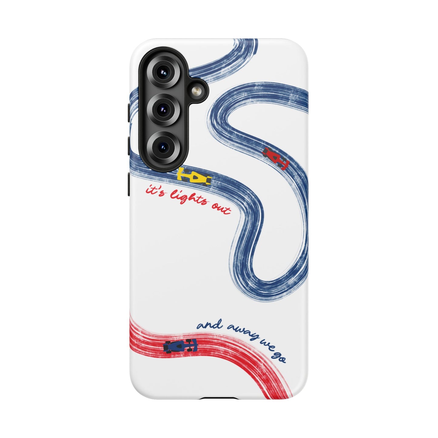 F1 Red Bull Racing Painted Track F1 Phone Case Design