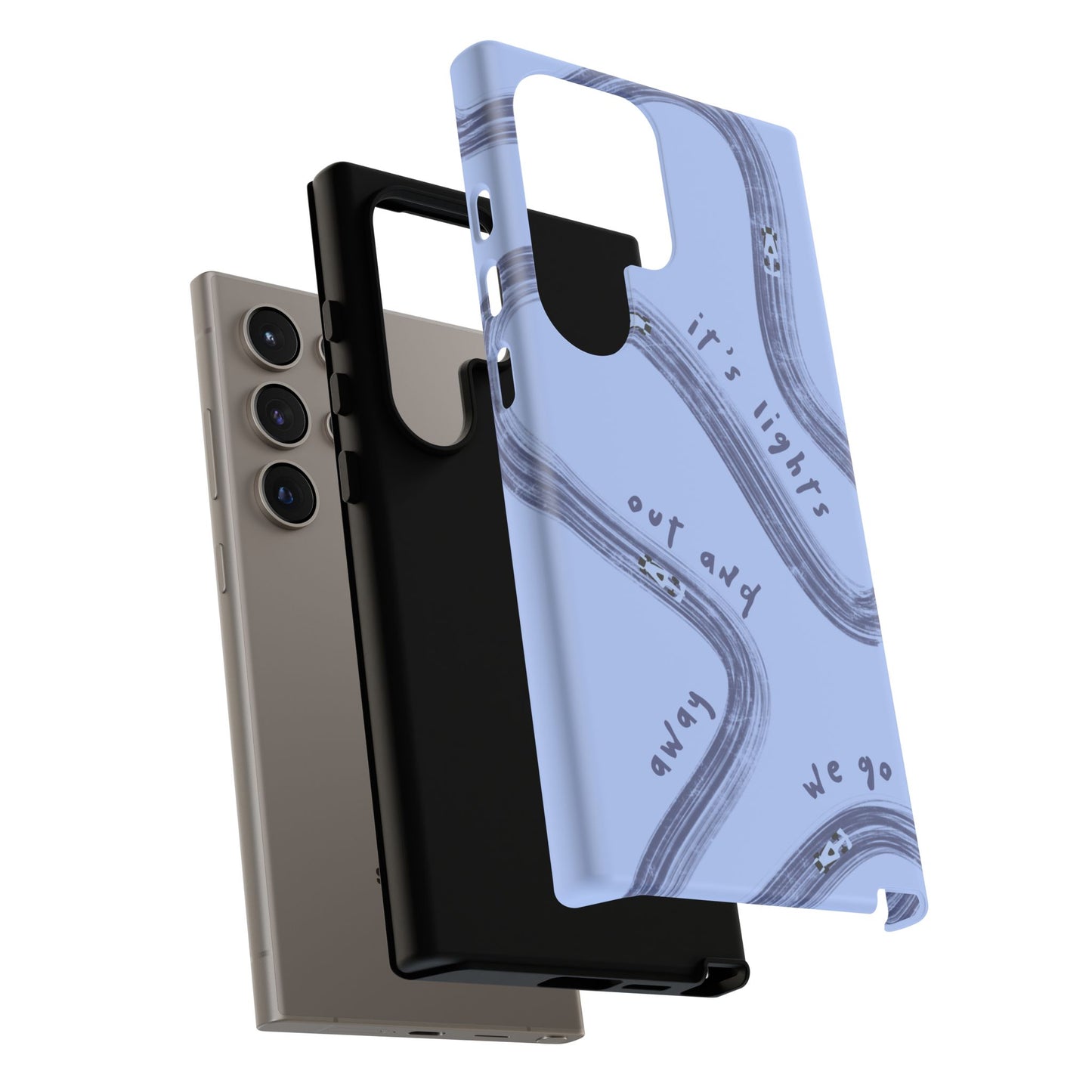 Blue Lights Out F1 Phone Case Design, Trendy F1 Gift, Formula 1 Gift, Cute F1 Phone Case, Unique Formula One Phone Case