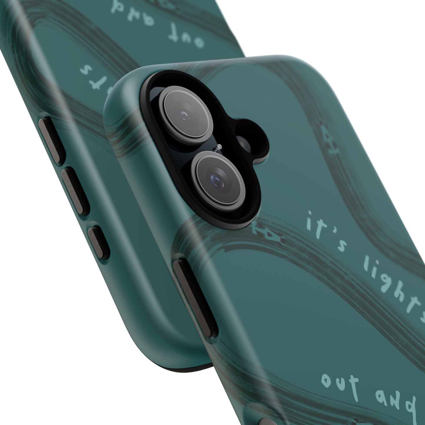 Teal Lights Out F1 Phone Case Design, Trendy F1 Gift, Formula 1 Gift, Cute F1 Phone Case, Unique Formula One Phone Case