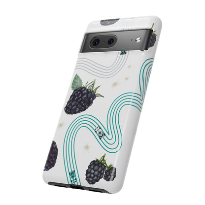 F1 Mercedes and Blackberries Phone Case , Trendy F1 Gift, Formula 1 Gift, Cute Fruit F1 Phone Case, Unique Phone Case