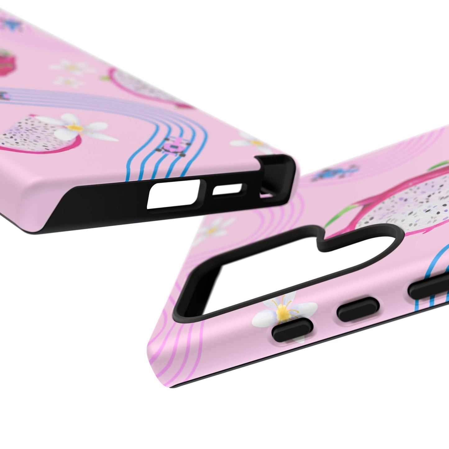 Pink F1 Alpine and Dragonfruit Phone Case, Trendy F1 Gift, Formula 1 Gift, Cute Fruit F1 Phone Case, Unique Phone Case