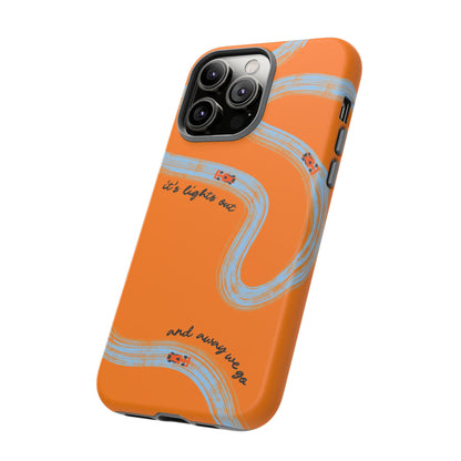 F1 Phone Case McLaren Painted "its lights out and away we go", Trendy F1 Gift, Formula 1 Gift, Cute F1 Phone Case, Phone Case