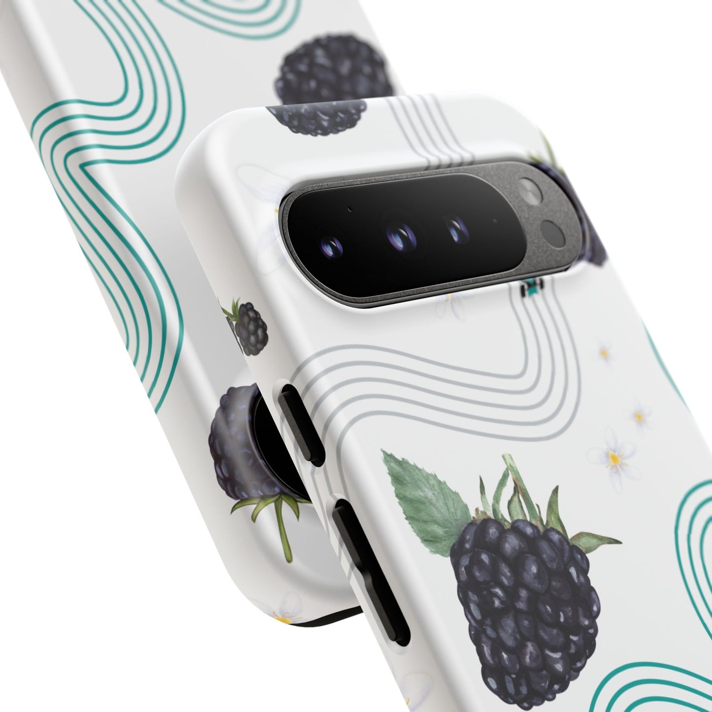 F1 Mercedes and Blackberries Phone Case , Trendy F1 Gift, Formula 1 Gift, Cute Fruit F1 Phone Case, Unique Phone Case