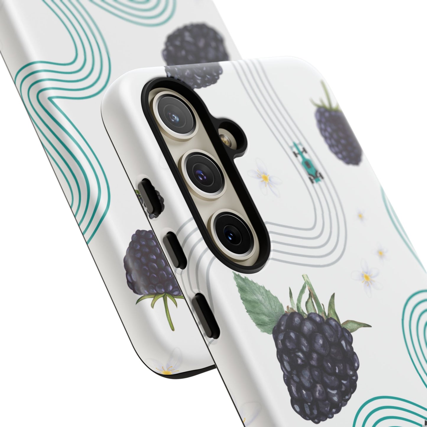 F1 Mercedes and Blackberries Phone Case , Trendy F1 Gift, Formula 1 Gift, Cute Fruit F1 Phone Case, Unique Phone Case