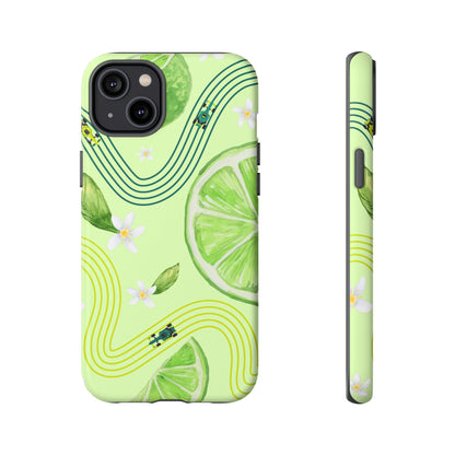 Green F1 Aston Martin and Lime Phone Case, Trendy F1 Gift, Formula 1 Gift, Cute Fruit F1 Phone Case, Unique Phone Case