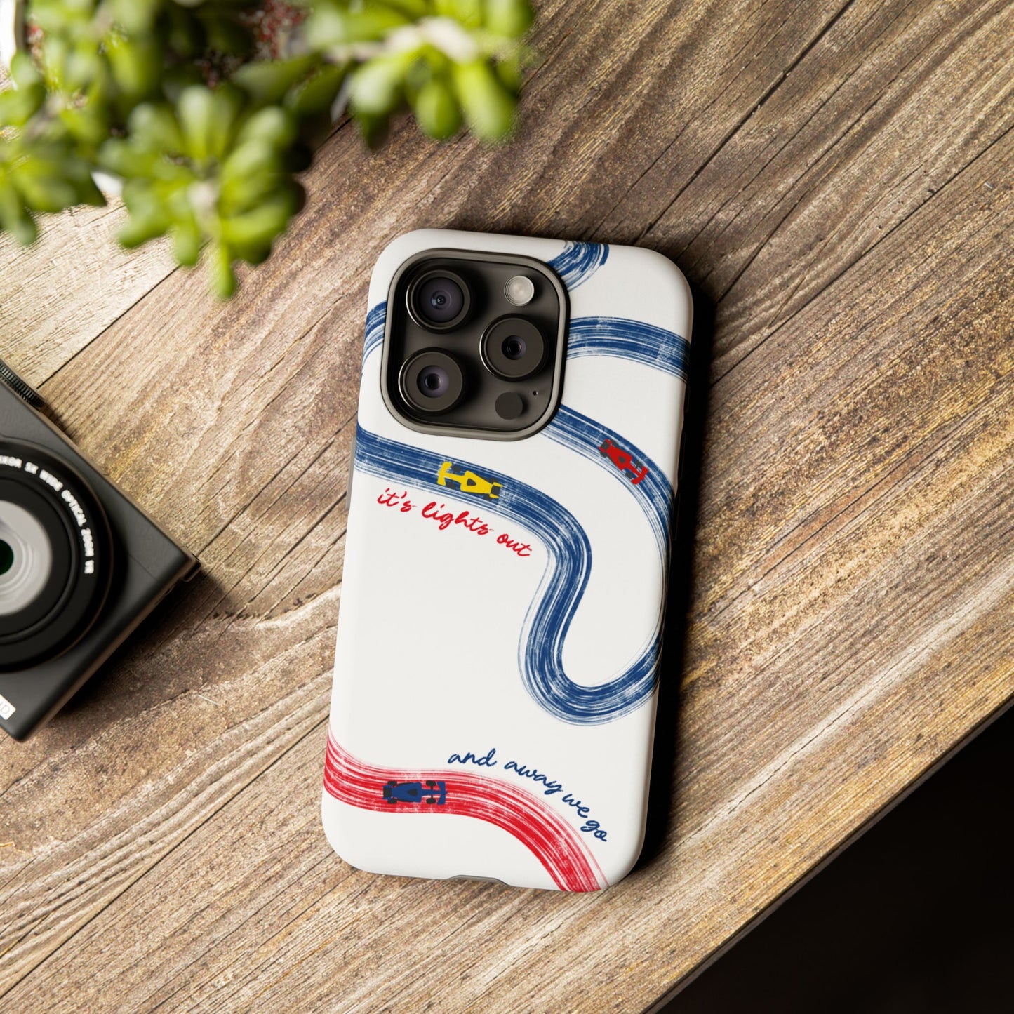 F1 Red Bull Racing Painted Track F1 Phone Case Design