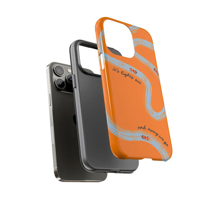 F1 Phone Case McLaren Painted "its lights out and away we go", Trendy F1 Gift, Formula 1 Gift, Cute F1 Phone Case, Phone Case