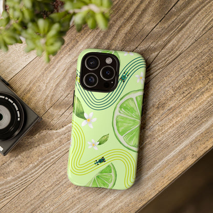 Green F1 Aston Martin and Lime Phone Case, Trendy F1 Gift, Formula 1 Gift, Cute Fruit F1 Phone Case, Unique Phone Case