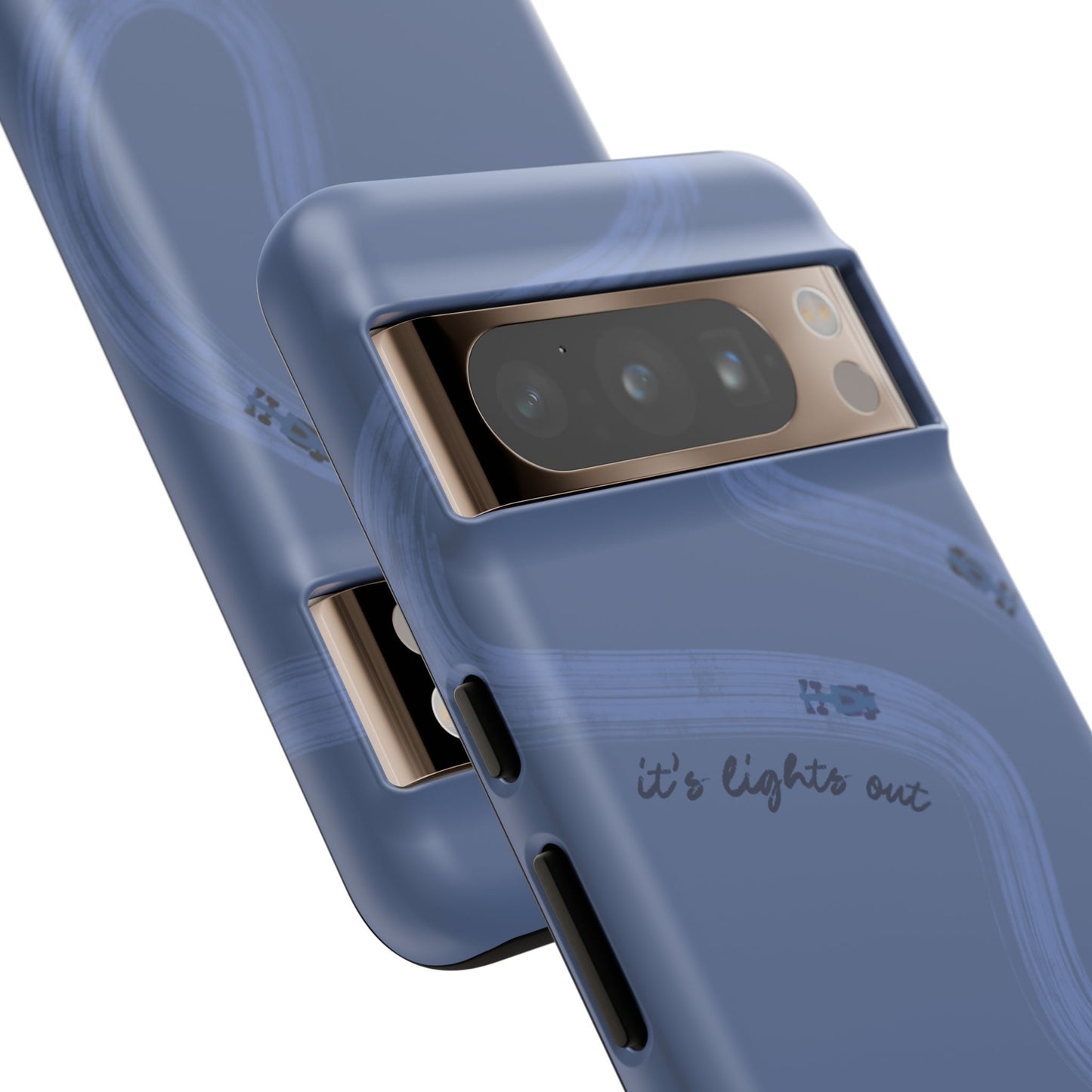 F1 Phone Case Monochrome Dark Blue Painted "its lights out and away we go", Trendy F1 Gift, Formula 1 Gift, Cute F1 Phone Case, Phone Case