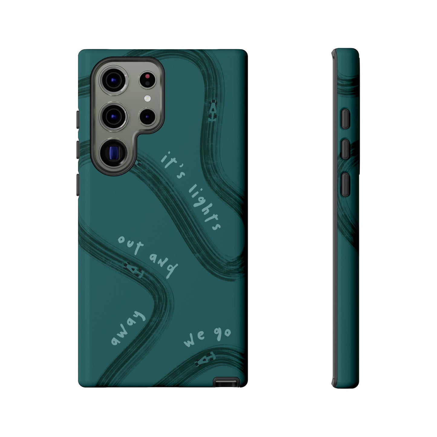 Teal Lights Out F1 Phone Case Design, Trendy F1 Gift, Formula 1 Gift, Cute F1 Phone Case, Unique Formula One Phone Case