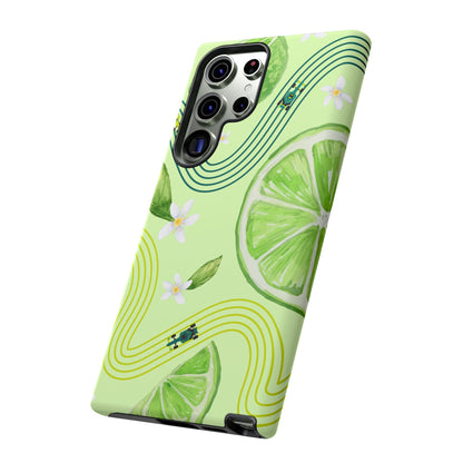 Green F1 Aston Martin and Lime Phone Case, Trendy F1 Gift, Formula 1 Gift, Cute Fruit F1 Phone Case, Unique Phone Case