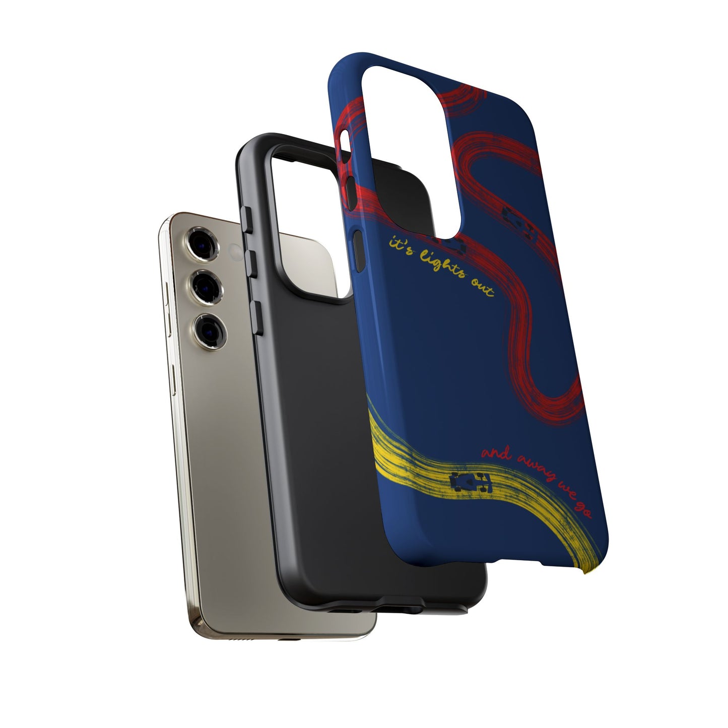 F1 Red Bull Racing Painted Track F1 Phone Case Design