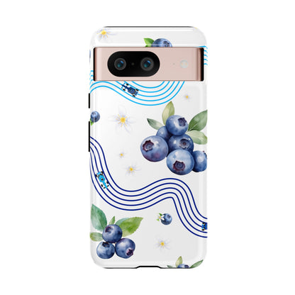 F1 Williams and Blueberries Phone Case, Trendy F1 Gift, Formula 1 Gift, Cute Fruit F1 Phone Case, Unique Phone Case