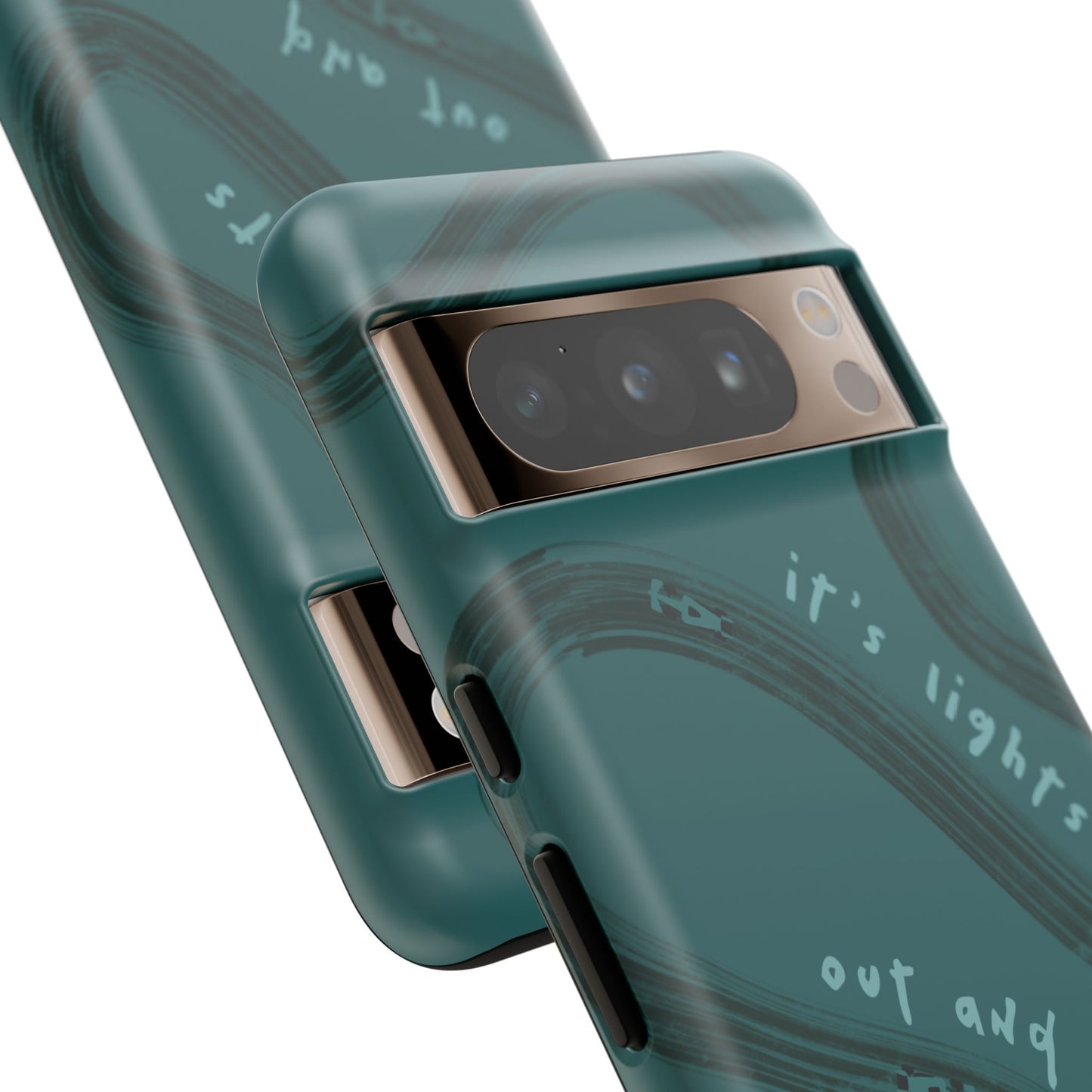 Teal Lights Out F1 Phone Case Design, Trendy F1 Gift, Formula 1 Gift, Cute F1 Phone Case, Unique Formula One Phone Case