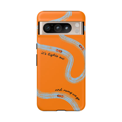 F1 Phone Case McLaren Painted "its lights out and away we go", Trendy F1 Gift, Formula 1 Gift, Cute F1 Phone Case, Phone Case
