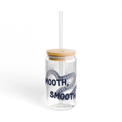 F1 Blue "Slow is Smooth, Smooth is Fast" Sipper Glass | 16oz