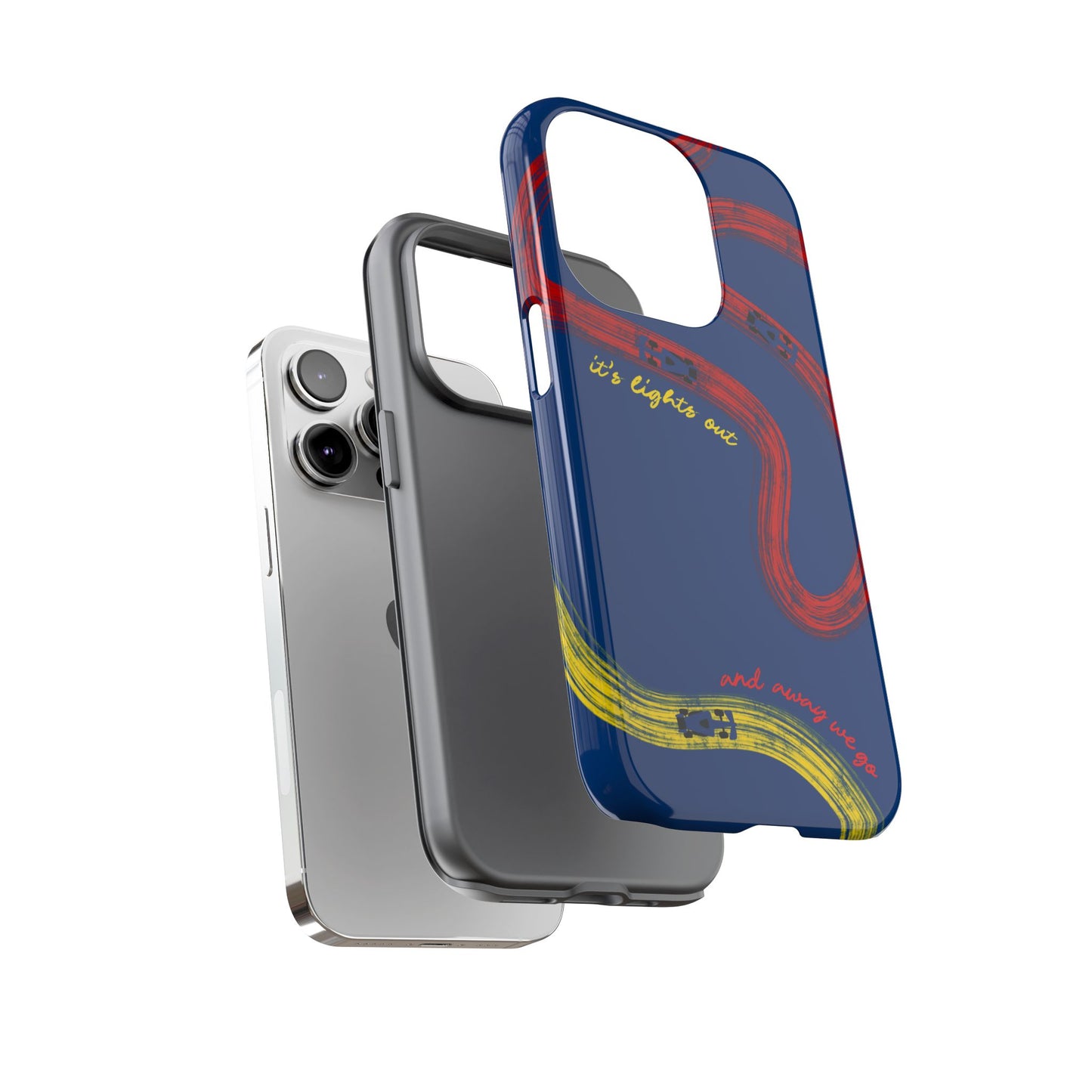 F1 Red Bull Racing Painted Track F1 Phone Case Design