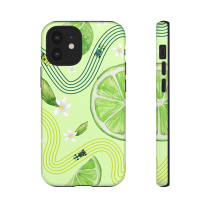 Green F1 Aston Martin and Lime Phone Case, Trendy F1 Gift, Formula 1 Gift, Cute Fruit F1 Phone Case, Unique Phone Case