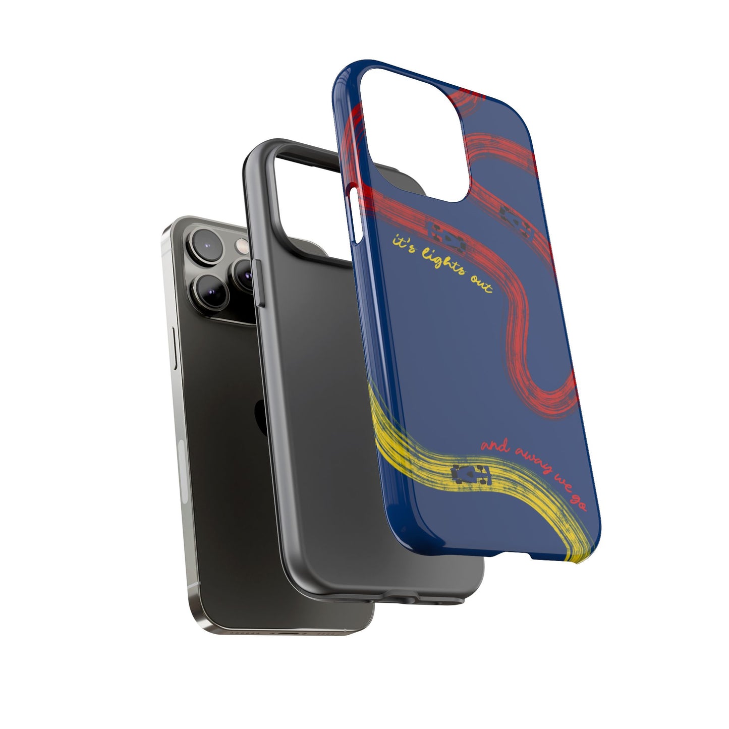 F1 Red Bull Racing Painted Track F1 Phone Case Design
