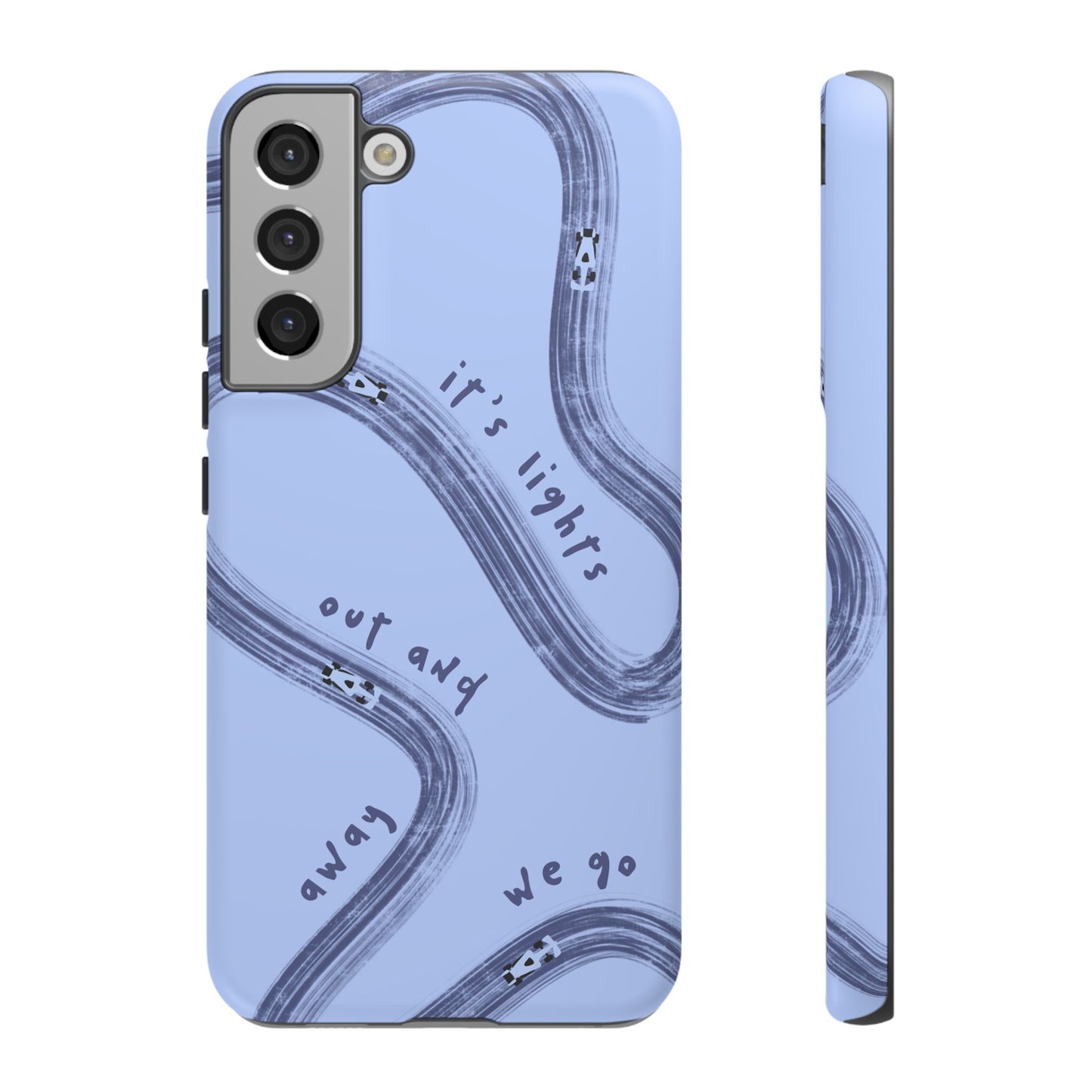 Blue Lights Out F1 Phone Case Design, Trendy F1 Gift, Formula 1 Gift, Cute F1 Phone Case, Unique Formula One Phone Case