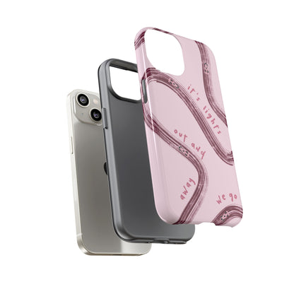Pink Lights Out F1 Phone Case Design, Trendy F1 Gift, Formula 1 Gift, Cute F1 Phone Case, Unique Formula One Phone Case