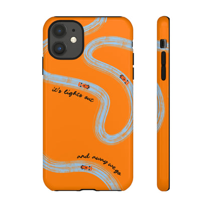 F1 Phone Case McLaren Painted "its lights out and away we go", Trendy F1 Gift, Formula 1 Gift, Cute F1 Phone Case, Phone Case