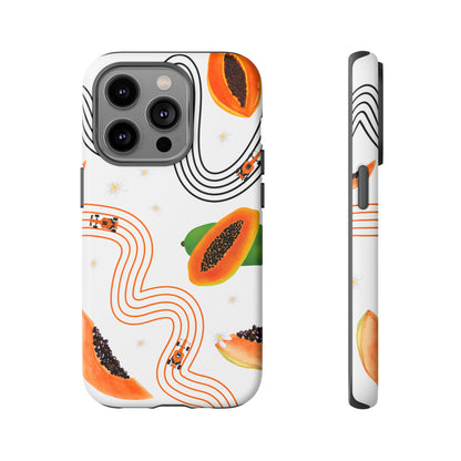 F1 McLaren and Papaya Phone Case , Trendy F1 Gift, Formula 1 Gift, Cute Fruit F1 Phone Case, Unique Phone Case