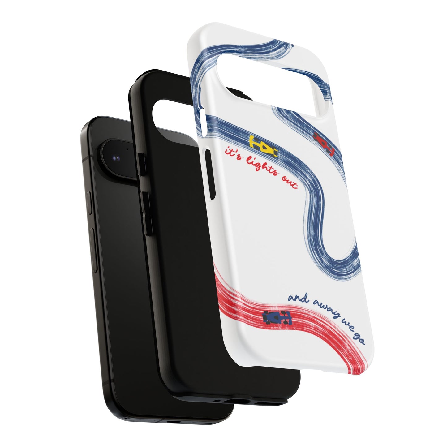 F1 Red Bull Racing Painted Track F1 Phone Case Design