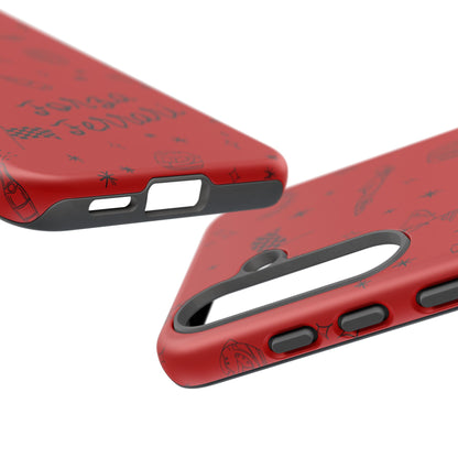 F1 Ferrari Racing Doodle "Forza Ferrari" F1 Phone Case Design