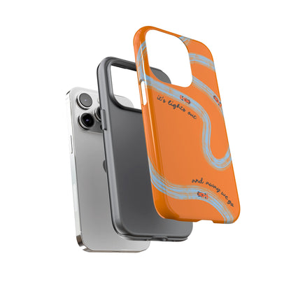 F1 Phone Case McLaren Painted "its lights out and away we go", Trendy F1 Gift, Formula 1 Gift, Cute F1 Phone Case, Phone Case
