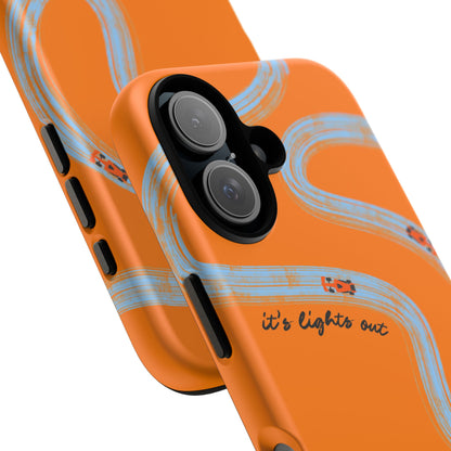 F1 Phone Case McLaren Painted "its lights out and away we go", Trendy F1 Gift, Formula 1 Gift, Cute F1 Phone Case, Phone Case